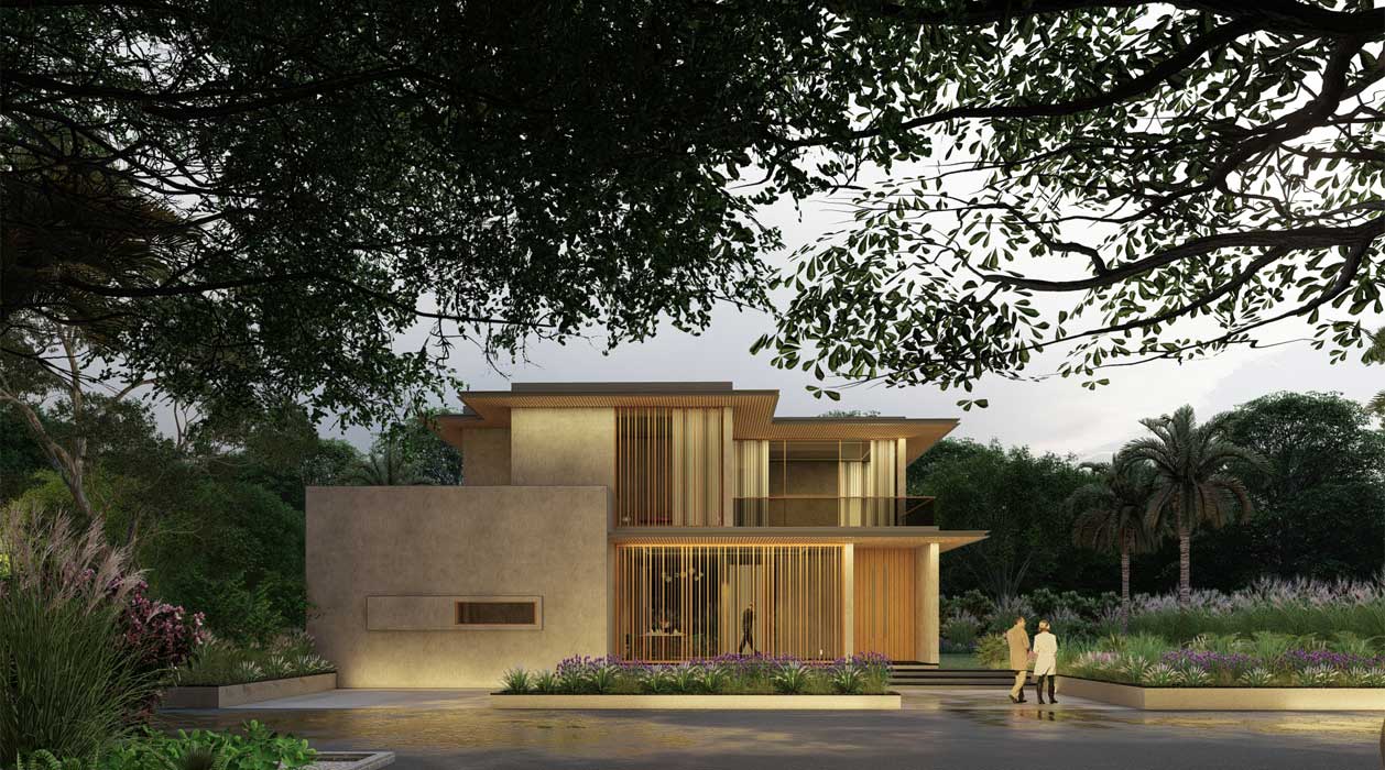 3 BHK weekend villa design - Hiren Patel Architect (HPA)